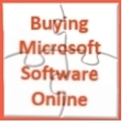 Buying Microsoft Sofware Online 4 Jigsaw Pieces