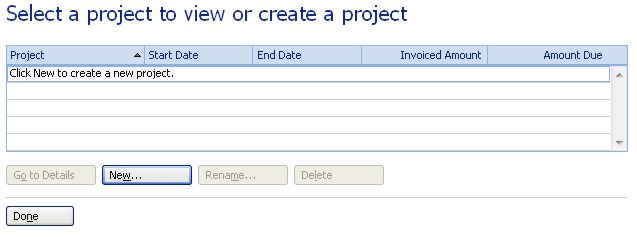 Microsoft Money Home and Business projects